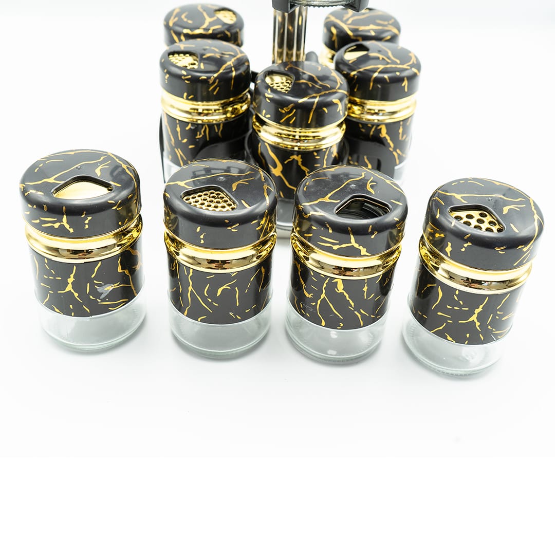Set Condiments Rotatif Marbré – Image 3