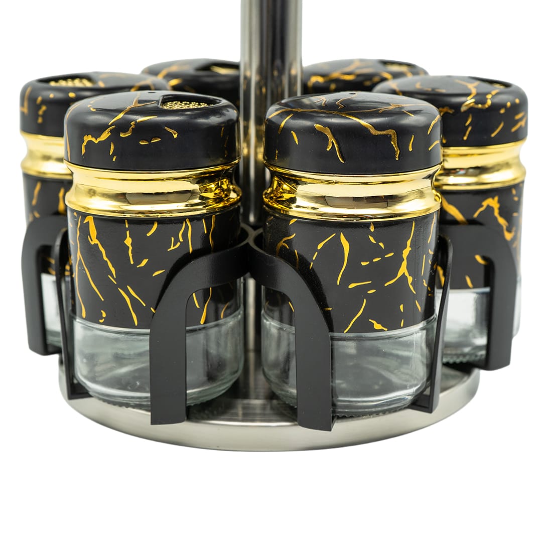 Set Condiments Rotatif Marbré – Image 4