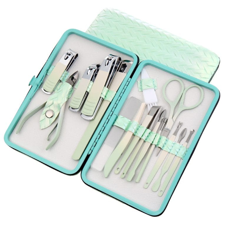 Kit Manucure & Pédicure Vert Clair